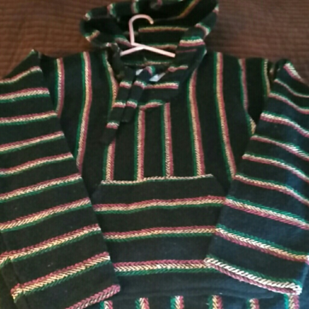 Men's Med. Earth Ragz Baja Hoodie
